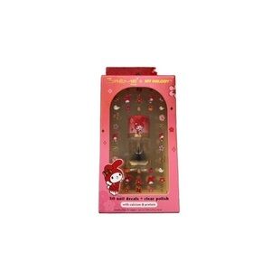 The crème shop x my melody Sanrio nail sticker polish set